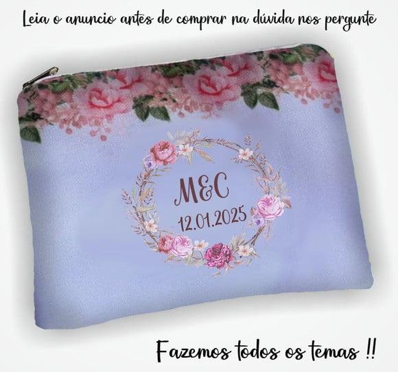 Necessaire Personalizada Lembrancinhas de Casamento