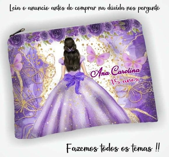 Necessaire Personalizada Lembrancinhas Festa de 15 Anos