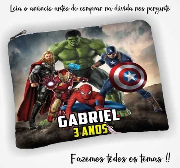 Necessaire Personalizada Vingadores