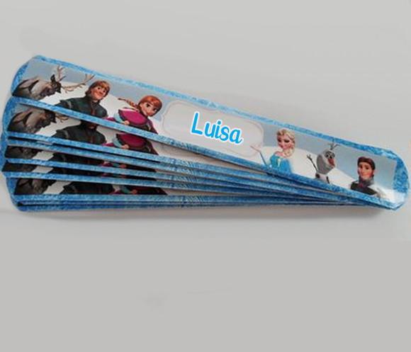 Pulseira Bate Enrola Personalizada Frozen *cores Sortidas*