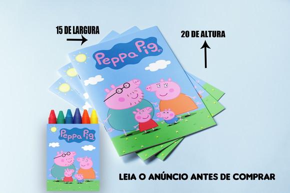 Revistinha Colorir com Giz de Cera Pepa