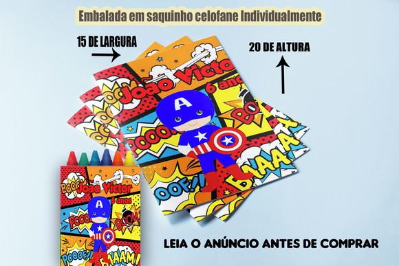 Revistinha de Colorir do Capitão América