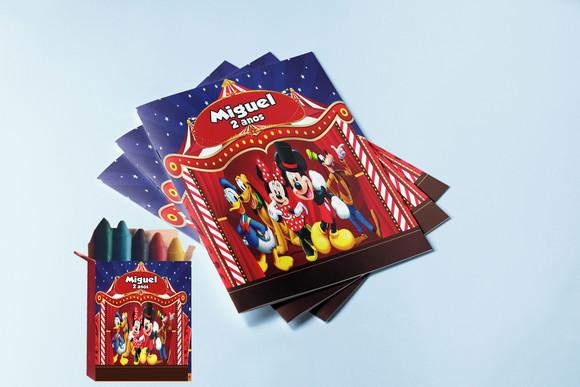 Revistinha de Colorir do Mickey Circo