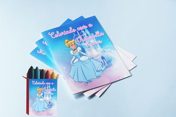 Revistinha e Giz de Cera da Cinderela