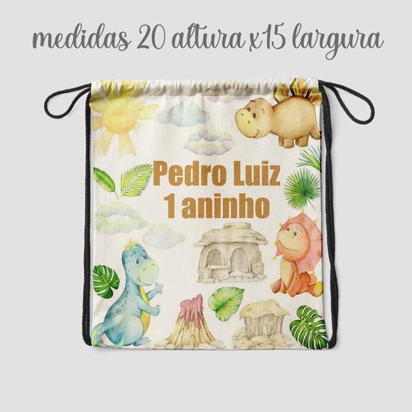 Saquinho Surpresa Lembrancinhas Dinossauro Baby