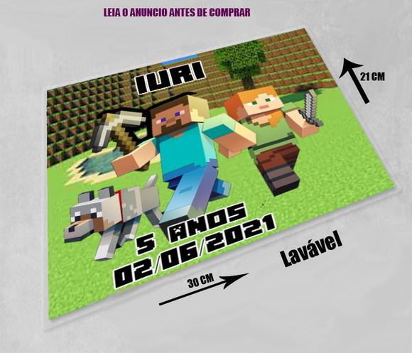 Souplast do Minecraft Jogo Americano