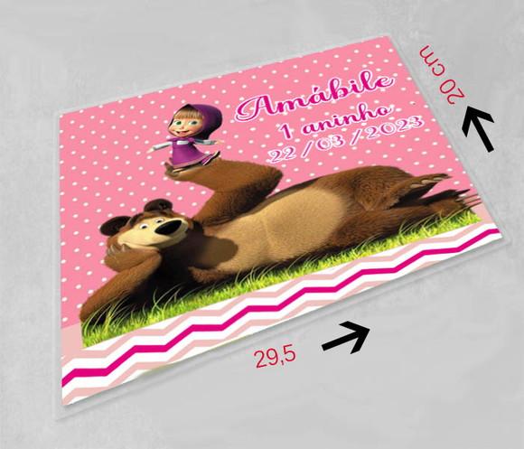 Souplast Jogo Americano Lavável da Marsha e o Urso