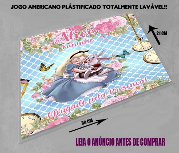 Souplast Jogo Americano Personalizado da Alice