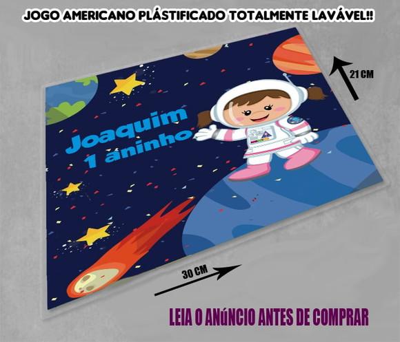 Souplast Jogo Americano Personalizado do Astronauta