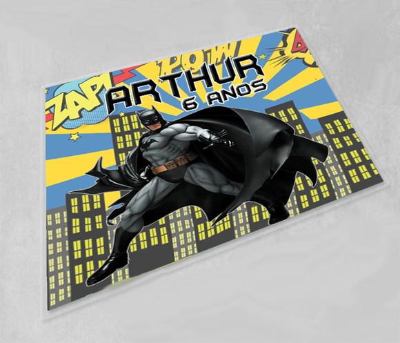 Souplast Jogo Americano Personalizado e Lavável do Batman