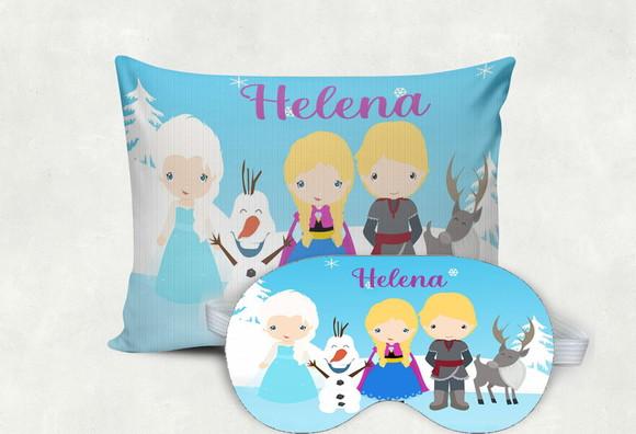 Almoafada + Mascara de Dormir Frozen Cute
