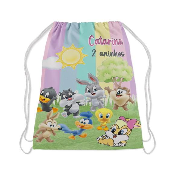 Mochilinha Lembrancinhas de aniversario Baby Looney Tunes