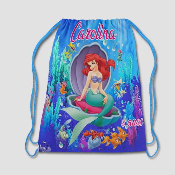 Mochilinha da Sereia Ariel