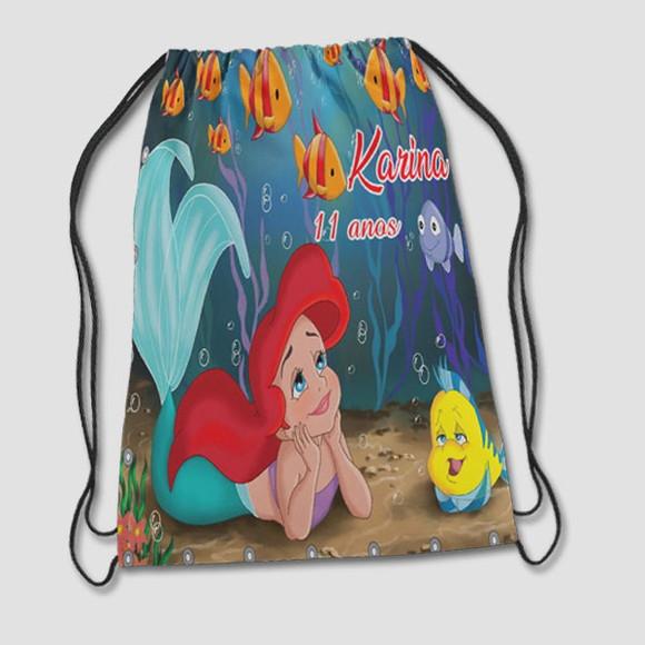Mochilinha da Sereia Ariel