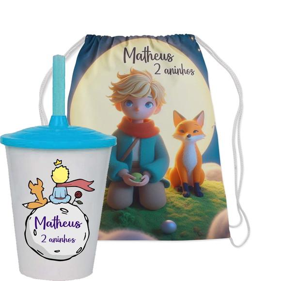 Mochilinha e Copo do Pequeno Principe