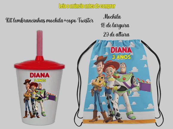 Mochilinha e Copo Twister Toy Story