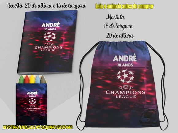 Mochilinha e Revista da Taça Championss