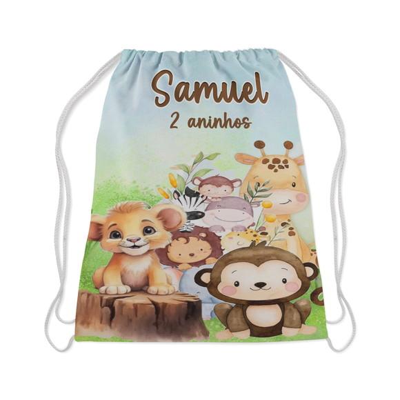 Mochilinha Personalizada Animais da Selva Safari