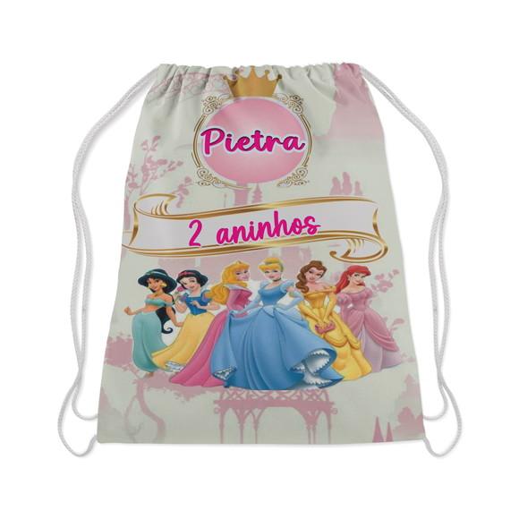 Mochilinha Personalizada Lembrancinhas das Princesas Disney