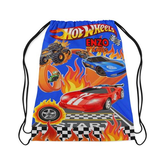 Mochilinha Personalizada  lembrancinhas da Hot Wheels