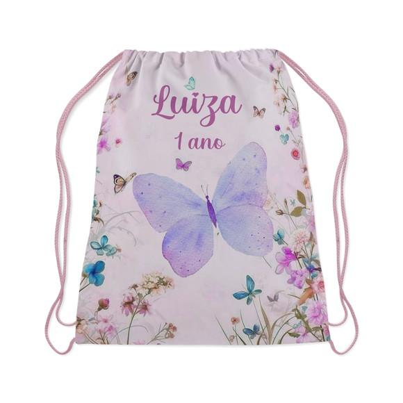 Mochilinha Personalizada  lembrancinhas de aniversario Jardim das