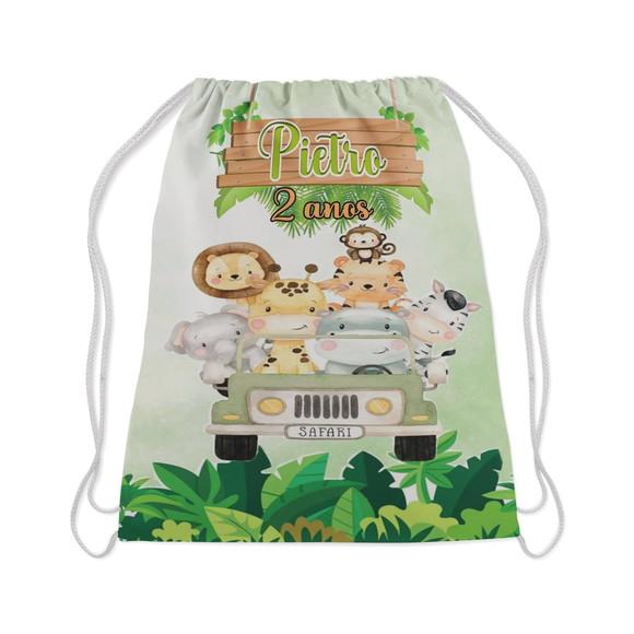 Mochilinha Personalizada Safari Baby