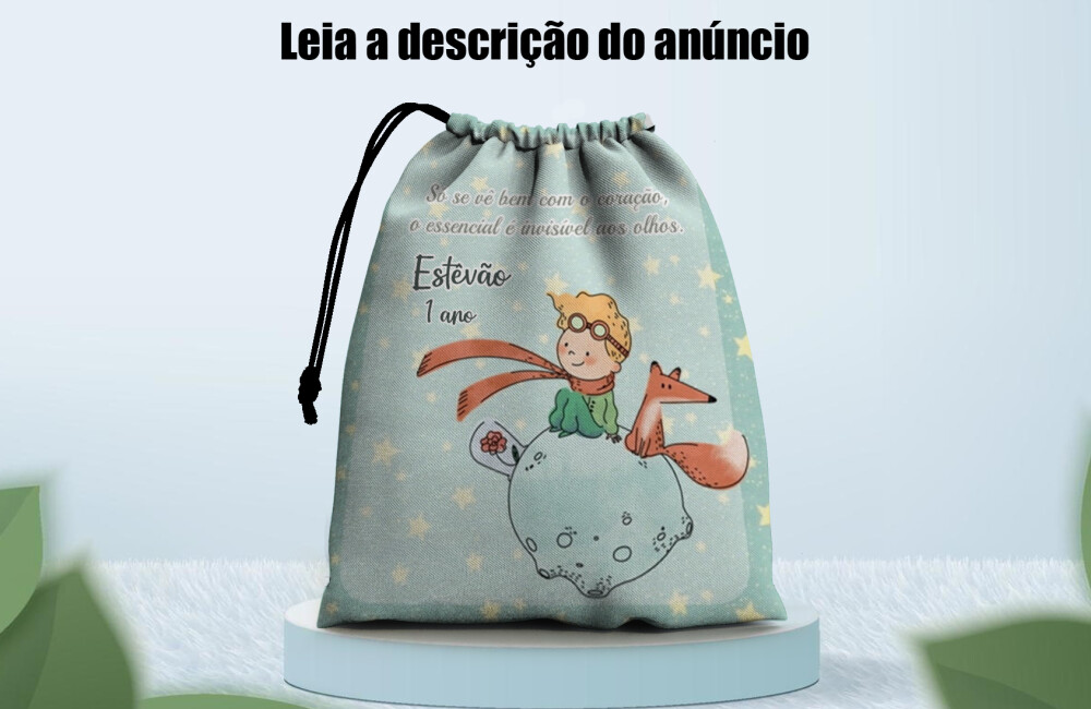 Saquinho Surpresa para festa de aniversario Pequeno Principe