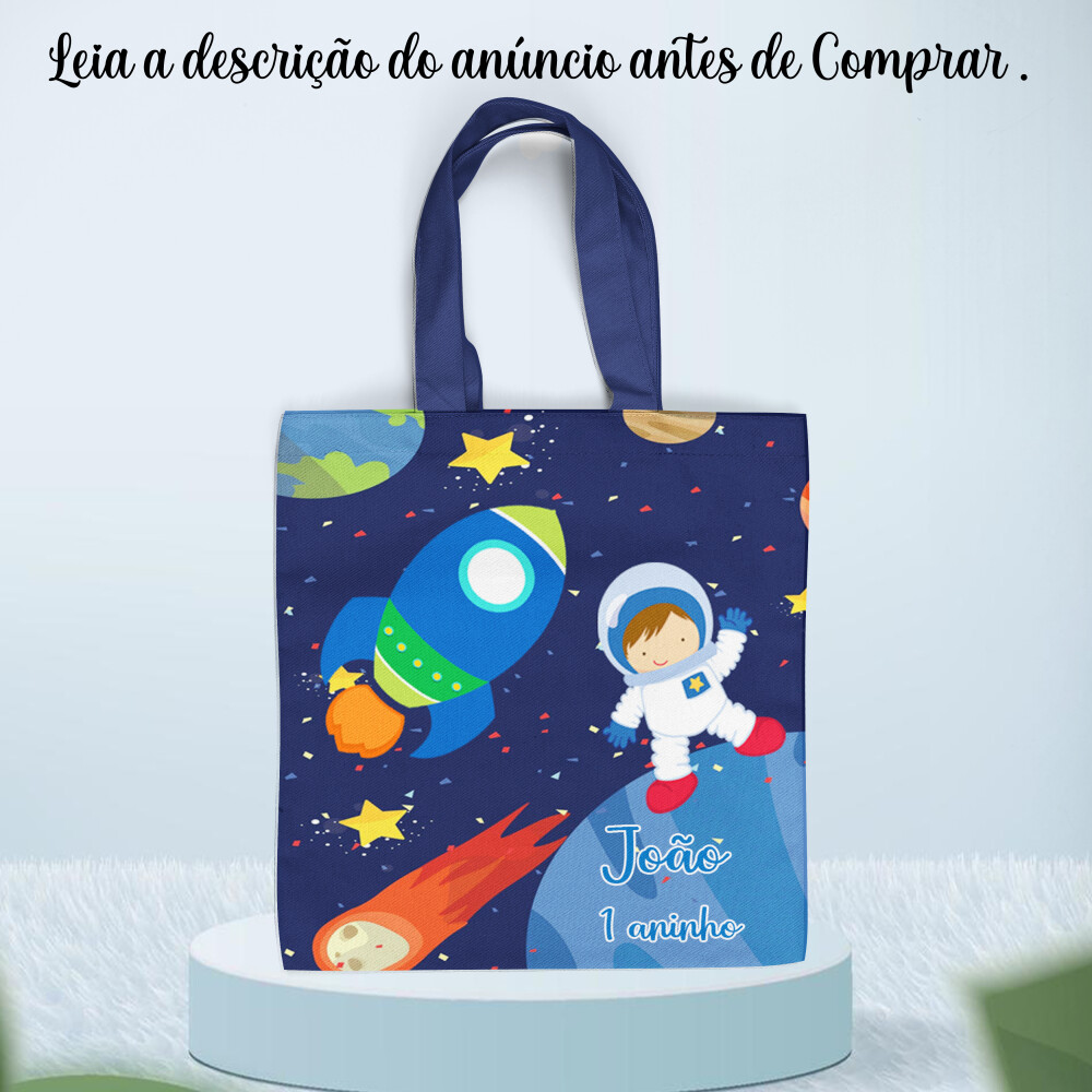 Sacola Econag lembrancinhas aniversario Astronauta