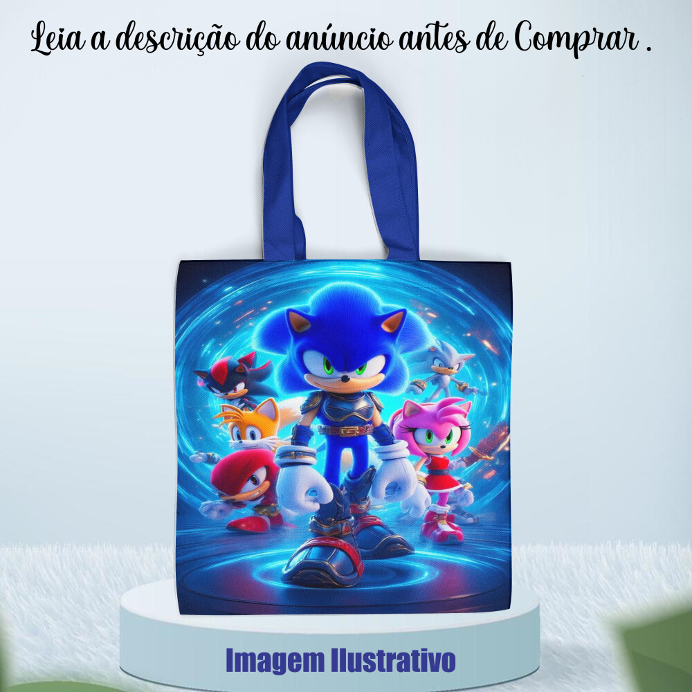 Sacola Ecobag para lembrancinhas da Turma da Mônica