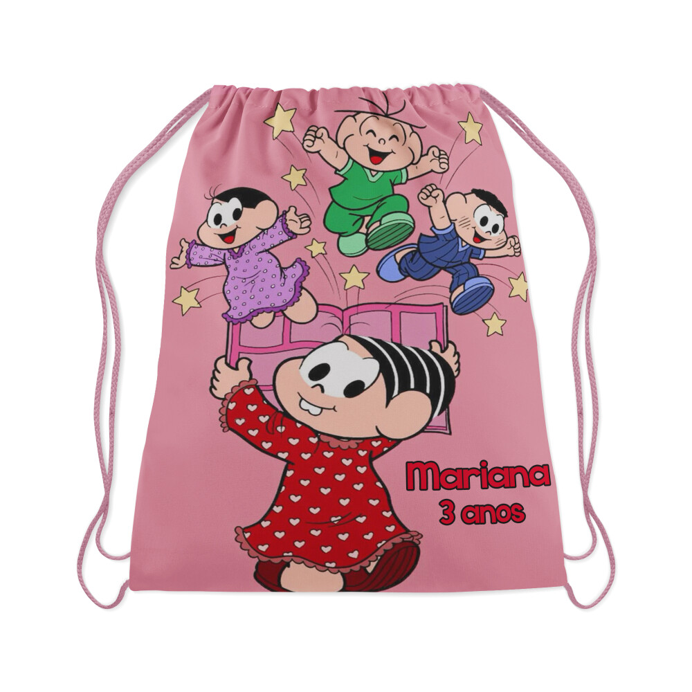 Mochilinha Personalizada lembrancinhas de aniversario Turma da M?