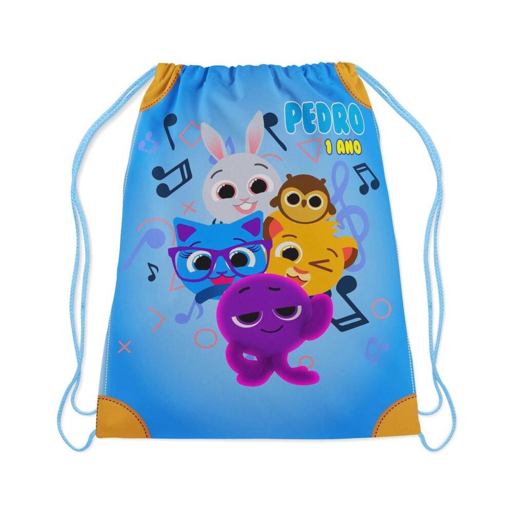 Mochilinha personalizada lembrancinhas dos Bolofofos