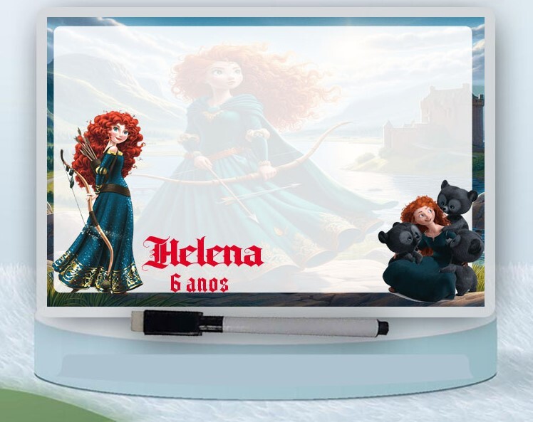 Lousa Magica com Canetinha personalizada lembrancinhas da Valente