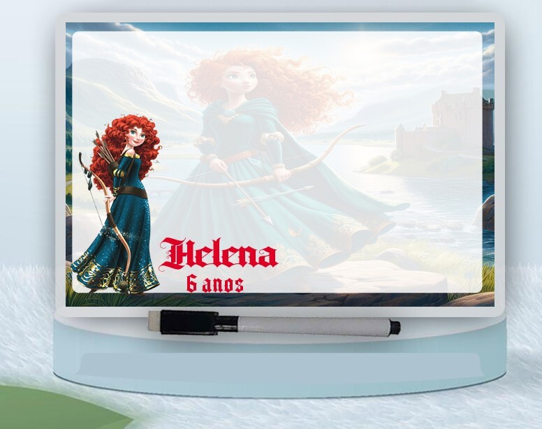 Lousa Magica com Canetinha personalizada lembrancinhas da Valente