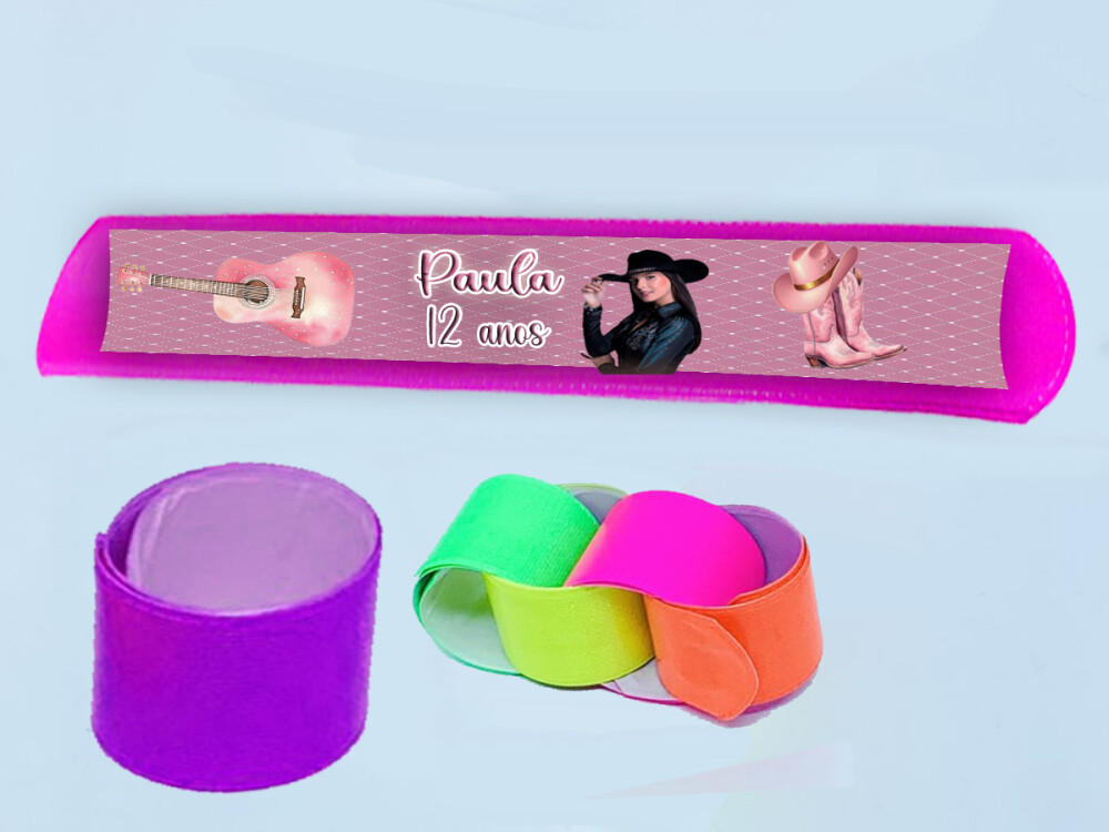 Pulseira Bate e Enrola Personalizada da Ana Castela