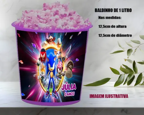 Balde de Pipoca do Sonic