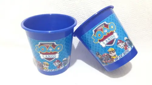 Balde de Pipoca Personalizado da Patrulha Canina