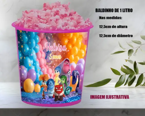 Balde de Pipoca Personalizado Divertidamente