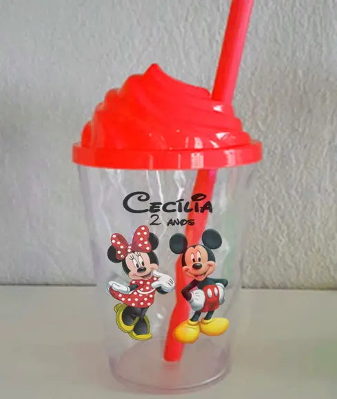 Copo 16chantily Personalizado da Minnie e Mickey Mouse