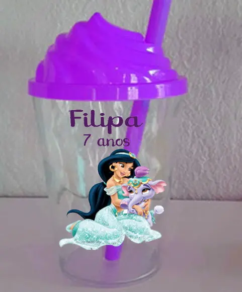 Copo Chantilly Personalizado do Aladim