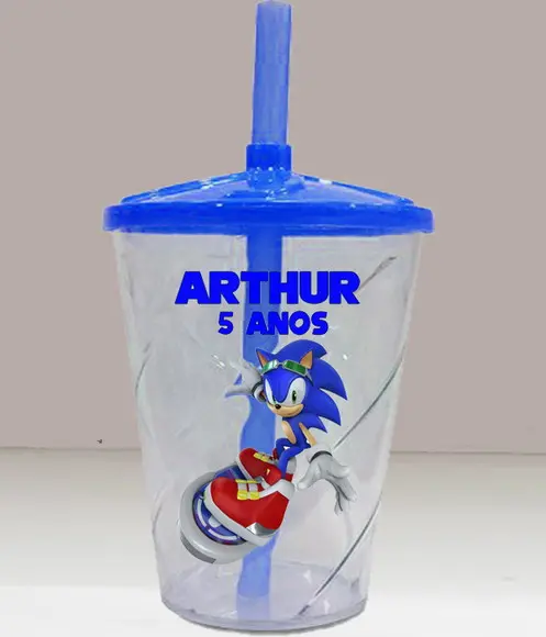 Copo Twister Personalizado do Sonic