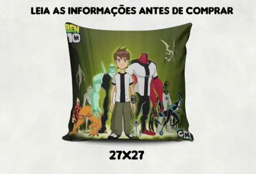 Kit 4 Almofadas Decoração do Ben 10