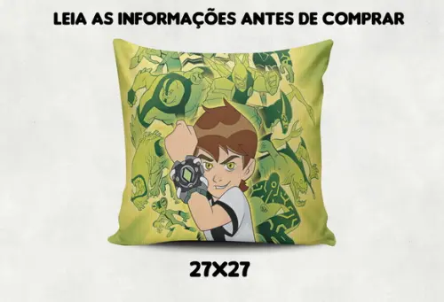 Kit 4 Almofadas Decoração do Ben 10