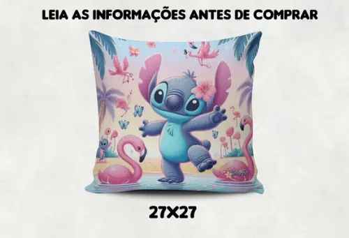 Kit com 4 Almofadas Decoração do Stitch