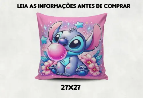 Kit com 4 Almofadas Decoração do Stitch