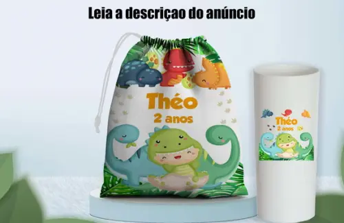 Kit Sacolinha Surpresa e Copo Long Drink