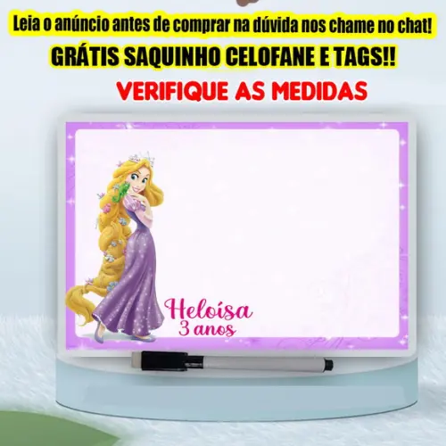 Lousa Magica com Canetinha da Rapunzel Enrolados