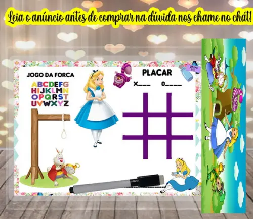 Lousa Magica Joguinhos da Alice no Pais das Maravilhas
