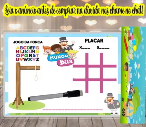 Lousa Magica Joguinhos Mundo Bita