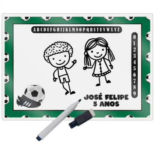 Lousa Mágica Personalizada Futebol