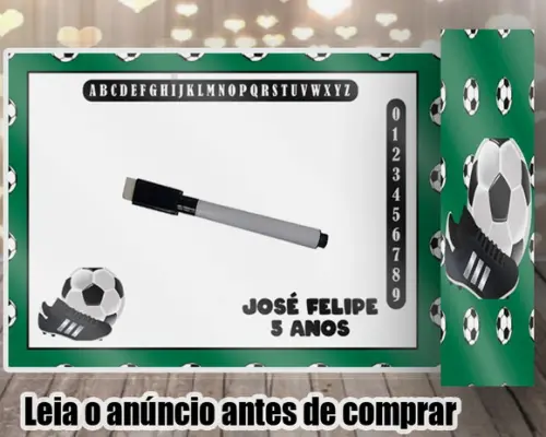Lousa Mágica Personalizada Futebol